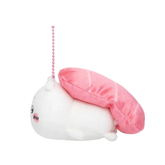 Chiikawa | Sushi Mascot Holder Plush Keychain H80×W80×D115Mm (Chiikawa/Chū Toro)