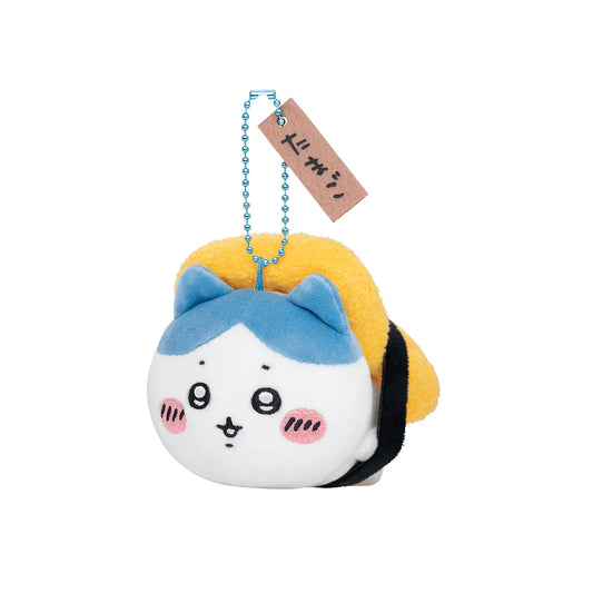 Chiikawa | Sushi Mascot Holder Plush Keychain H80×W75×D10Mm (Hachiware/Tama Go)