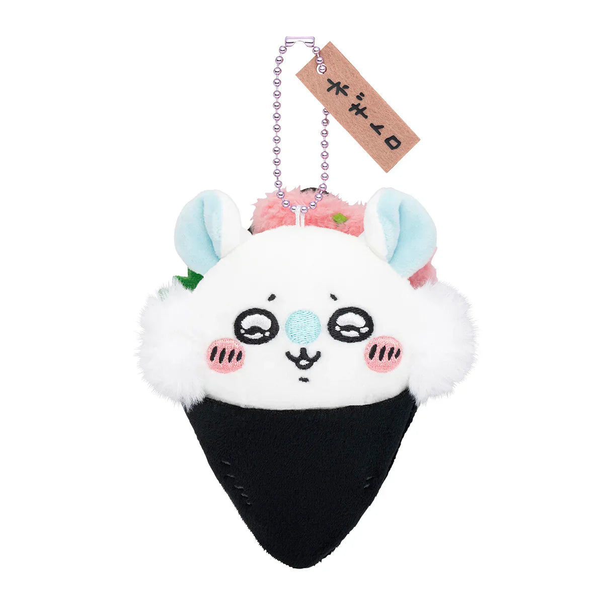 Chiikawa | Sushi Mascot Holder Plush Keychain H120×W100×D50Mm (Momonga/ Negitoro)