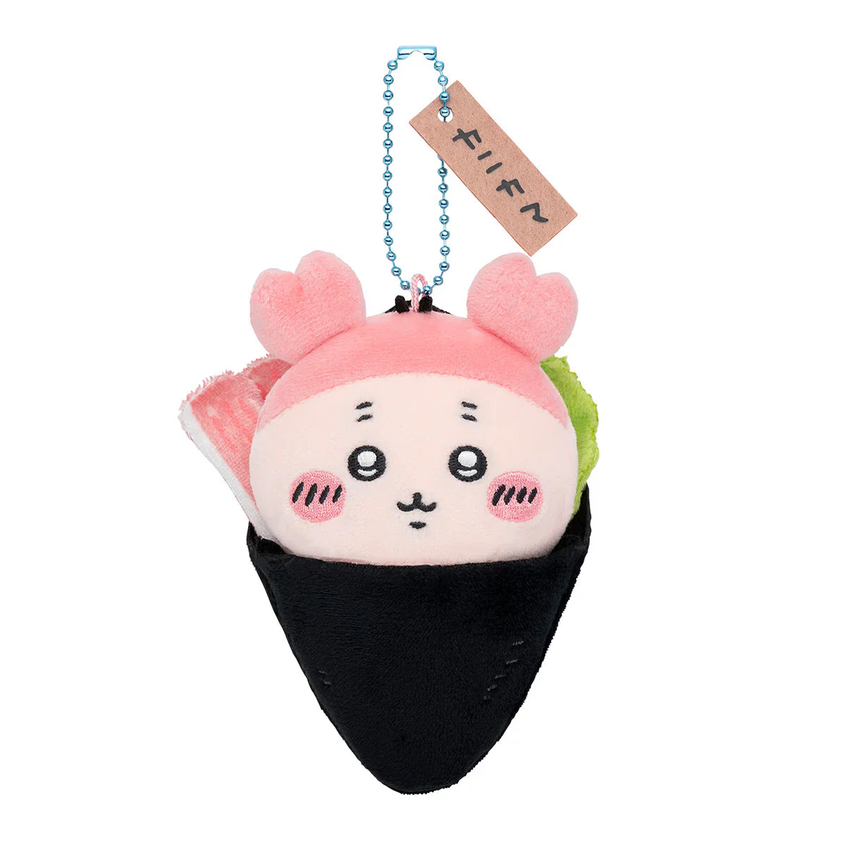 Chiikawa | Sushi Mascot Holder Plush Keychain H120×W95×D50Mm (Kani-Chan/ Crab Stick)