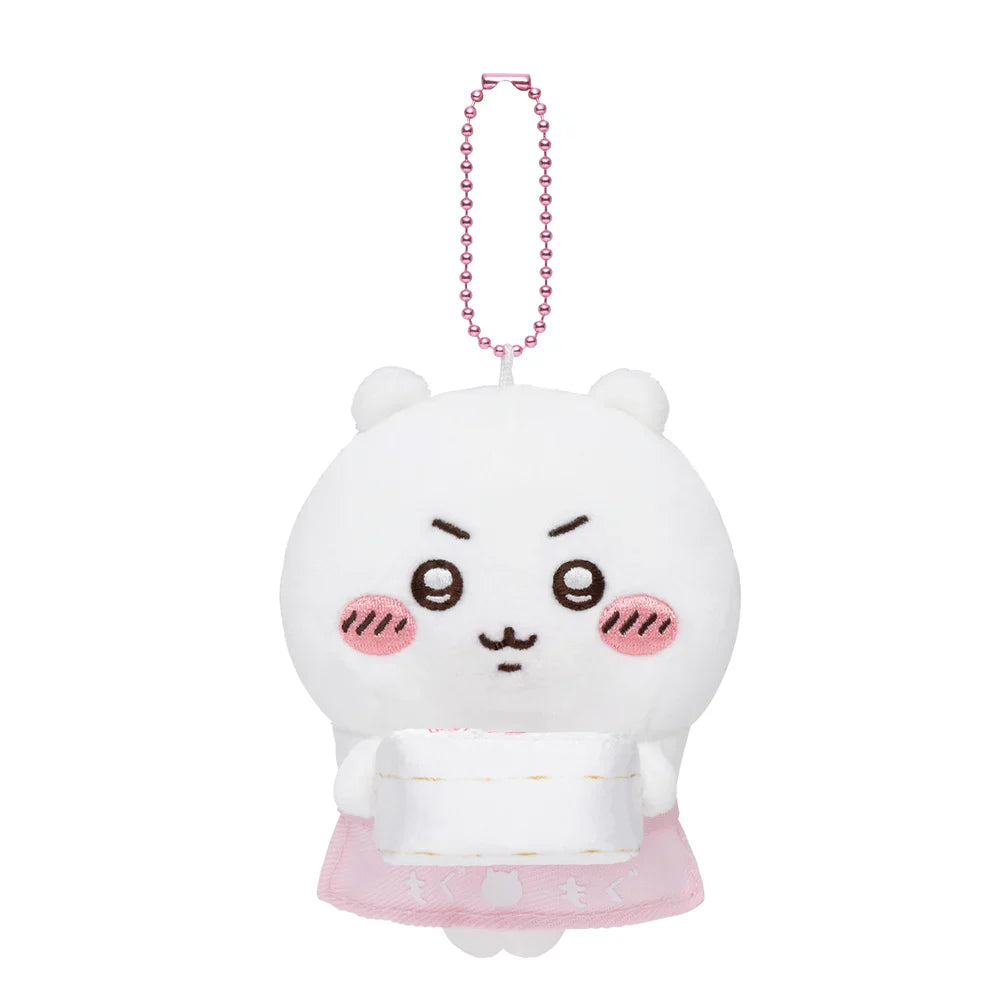 CHIIKAWA | Chiikawa Mascot Holder Plush Keychain H105×W85×D85mm (Store Staff)