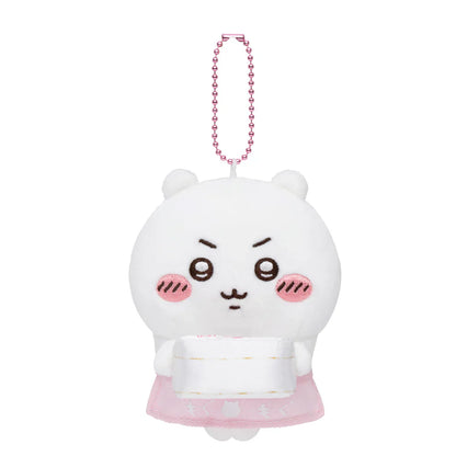 CHIIKAWA | Chiikawa Mascot Holder Plush Keychain H105×W85×D85mm (Store Staff)