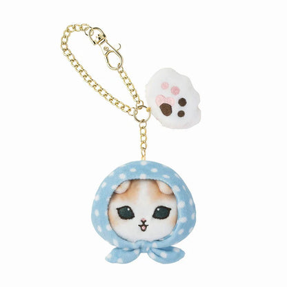 Mofusand | Mascot Paw & Gold Keychain H85×W75×D40Mm (Hood)