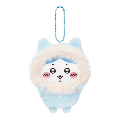 Chiikawa | Hachiware Fluffy Pajama Mascot Holder Plush Keychain H150 X W90 D65Mm