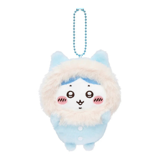 Chiikawa | Hachiware Fluffy Pajama Mascot Holder Plush Keychain H150 X W90 D65Mm