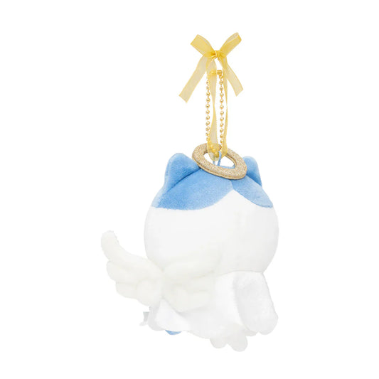 【Limit 1】Nagano Characters | Chiikawa Hachiware Fuwapata Angel Mascot Holder Bag Charm Plush Keychain 105x130x65mm