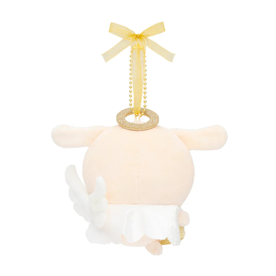 【Limit 1】Nagano Characters | Chiikawa Usagi Fuwapata Angel Mascot Holder Bag Charm Plush Keychain 105x130x65mm