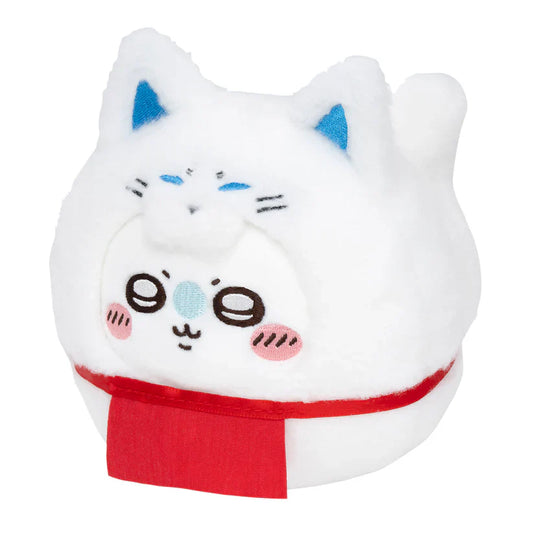 CHIIKAWA x MOGUMOGU | Daruma Plush Toy H125 x W115 x D130mm (Momonga)