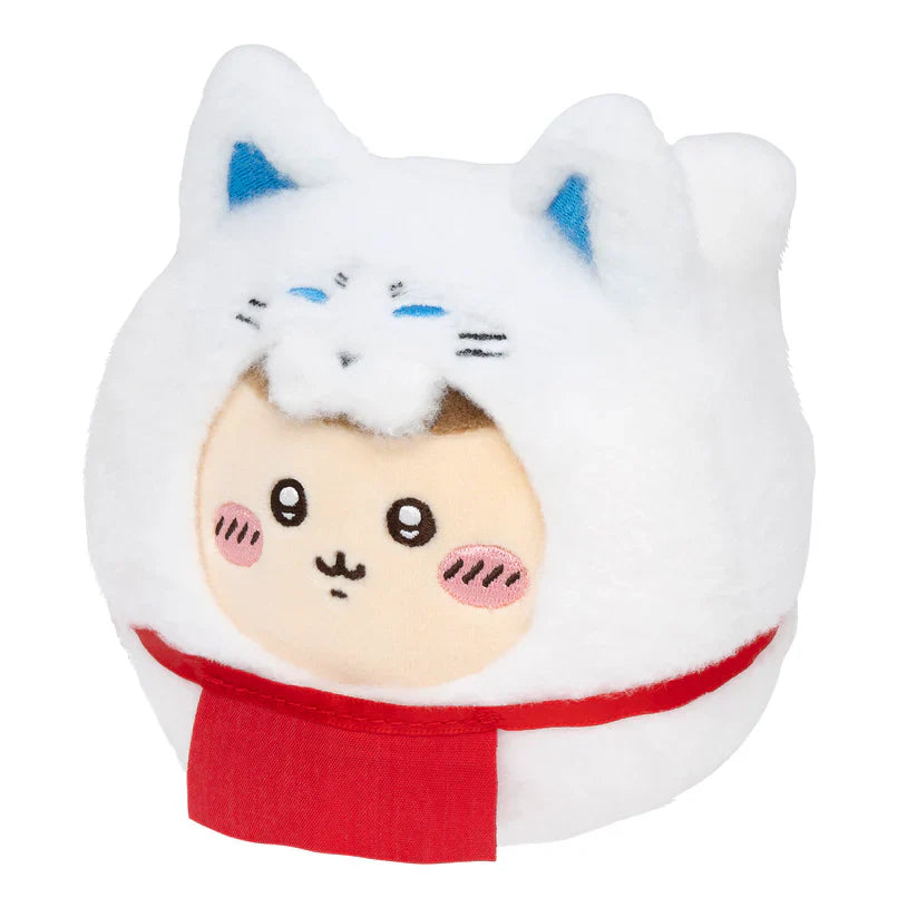 CHIIKAWA x MOGUMOGU | Daruma Plush Toy H125 x W115 x D130mm (Kurimanju)