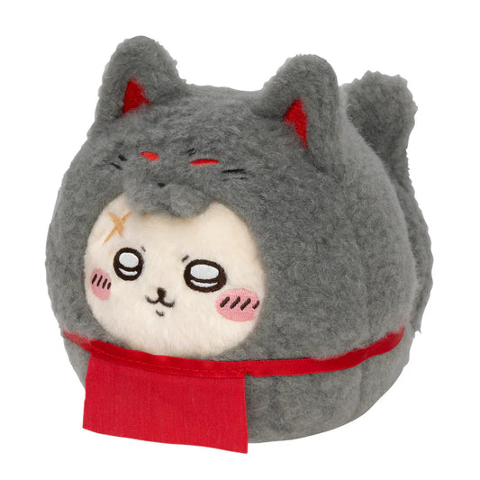 CHIIKAWA x MOGUMOGU | Daruma Plush Toy H125 x W115 x D130mm (Rakko)