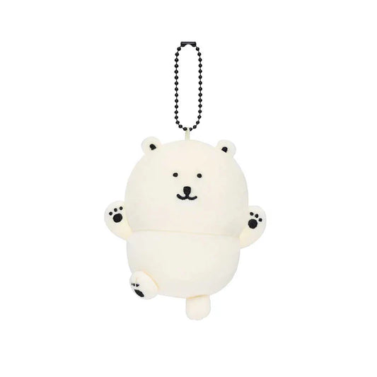 Nagano Friends | Nagano’s Aquarium Mascot Holder Plush Keychain H65×W120×D80mm (Polar Bear)