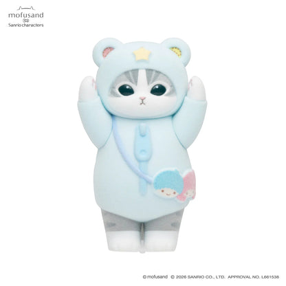 Mofusand × Sanrio | Secret Fluffy Flocky Figure Collection Blind Box 98x68x55mm (Vol.3)