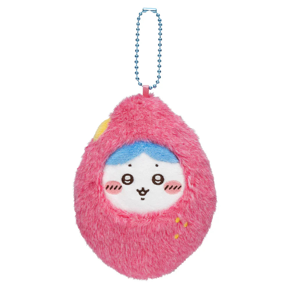 CHIIKAWA | Hachiware Mascot Holder Plush Keychain H125×W85×D40mm (Sweet Potato)