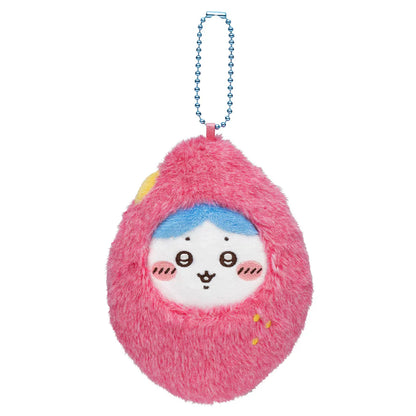 CHIIKAWA | Hachiware Mascot Holder Plush Keychain H125×W85×D40mm (Sweet Potato)
