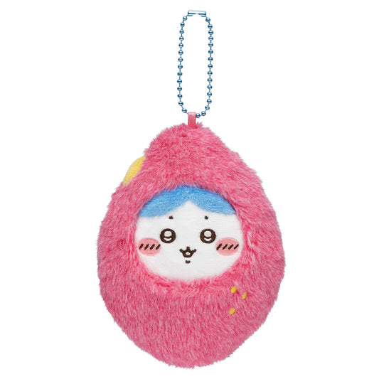 CHIIKAWA | Hachiware Mascot Holder Plush Keychain H125×W85×D40mm (Sweet Potato)