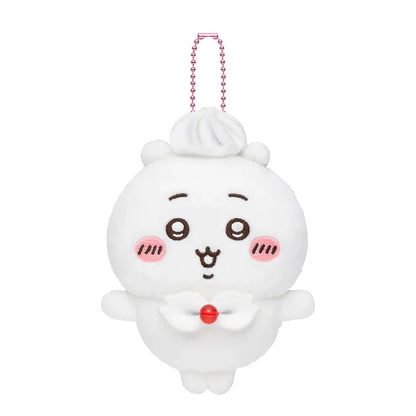 CHIIKAWA | Chiikawa Mascot Holder Plush Keychain Bag Charm 120×85×55mm (Whip Birthday)