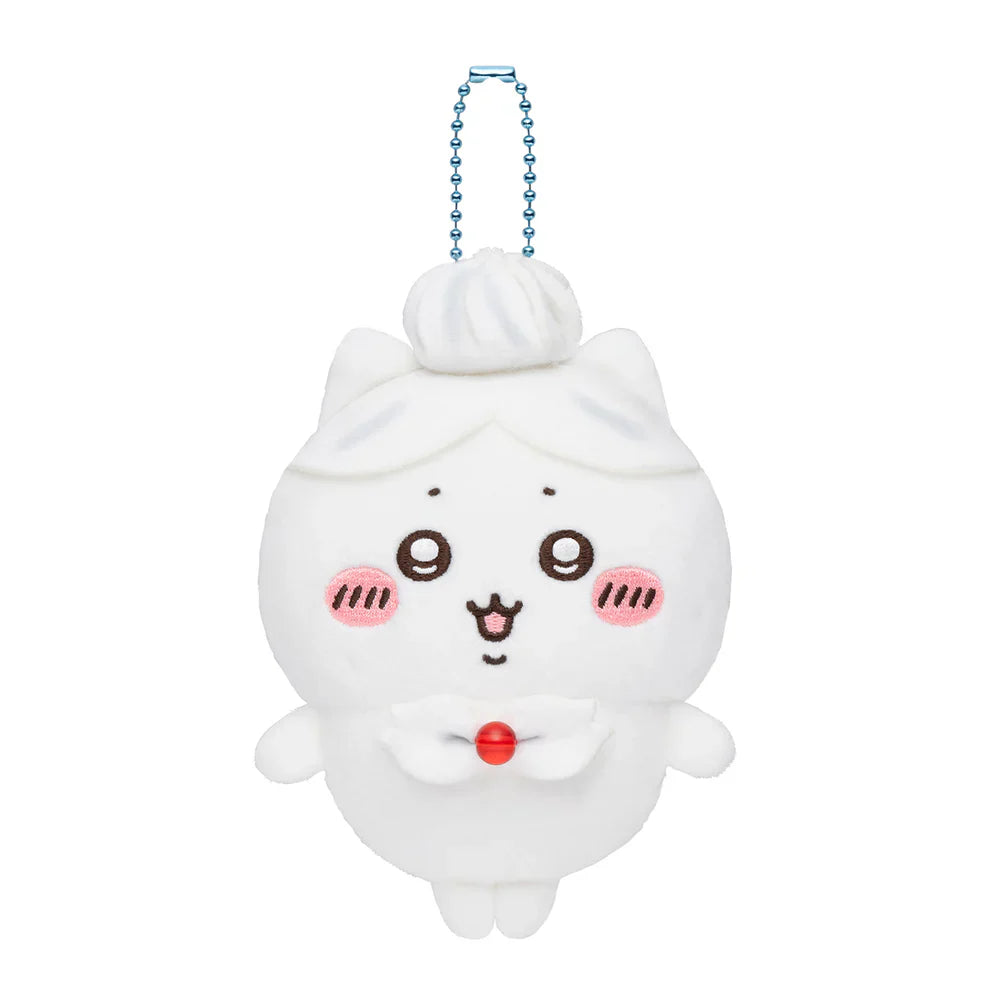 CHIIKAWA | Hachiware Mascot Holder Plush Keychain Bag Charm 120×85×55mm (Whip Birthday)
