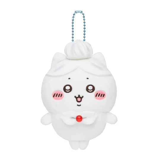 CHIIKAWA | Hachiware Mascot Holder Plush Keychain Bag Charm 120×85×55mm (Whip Birthday)