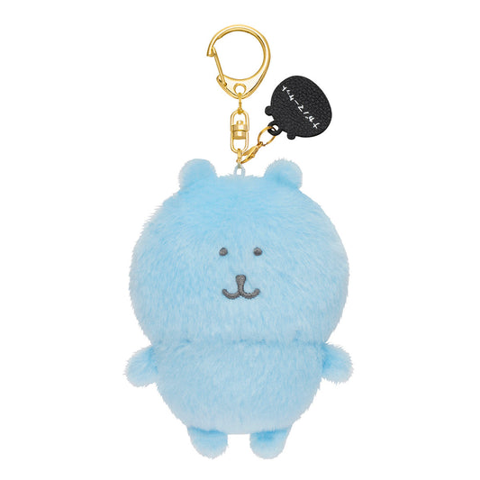 Nagano Characters | Light Blue Nagano Bear Mascot Holer Plush Keychain Bag Charm 105 x 75 x 50mm (Colorful)