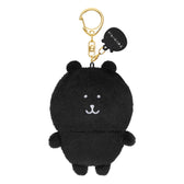 Nagano Characters | Charcoal Black Nagano Bear Mascot Holer Plush Keychain Bag Charm 105 x 75 x 50mm (Colorful)