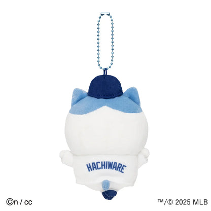 CHIIKAWA x MLB TOKYO SERIES | Mascot Holder Plush Keychain 150×90×50mm (Hachiware)