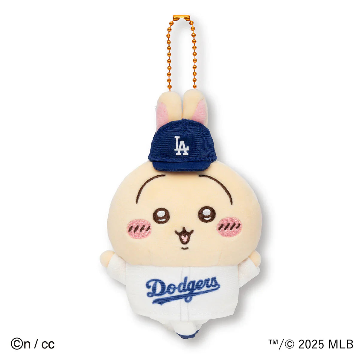 CHIIKAWA x MLB TOKYO SERIES | Mascot Holder Plush Keychain 150×90×50mm (Usagi)