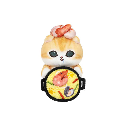 MOFUSAND | Plush Toy Desktop Hanging 130×80×90mm (Mofumofu Journey Cat -Paella)