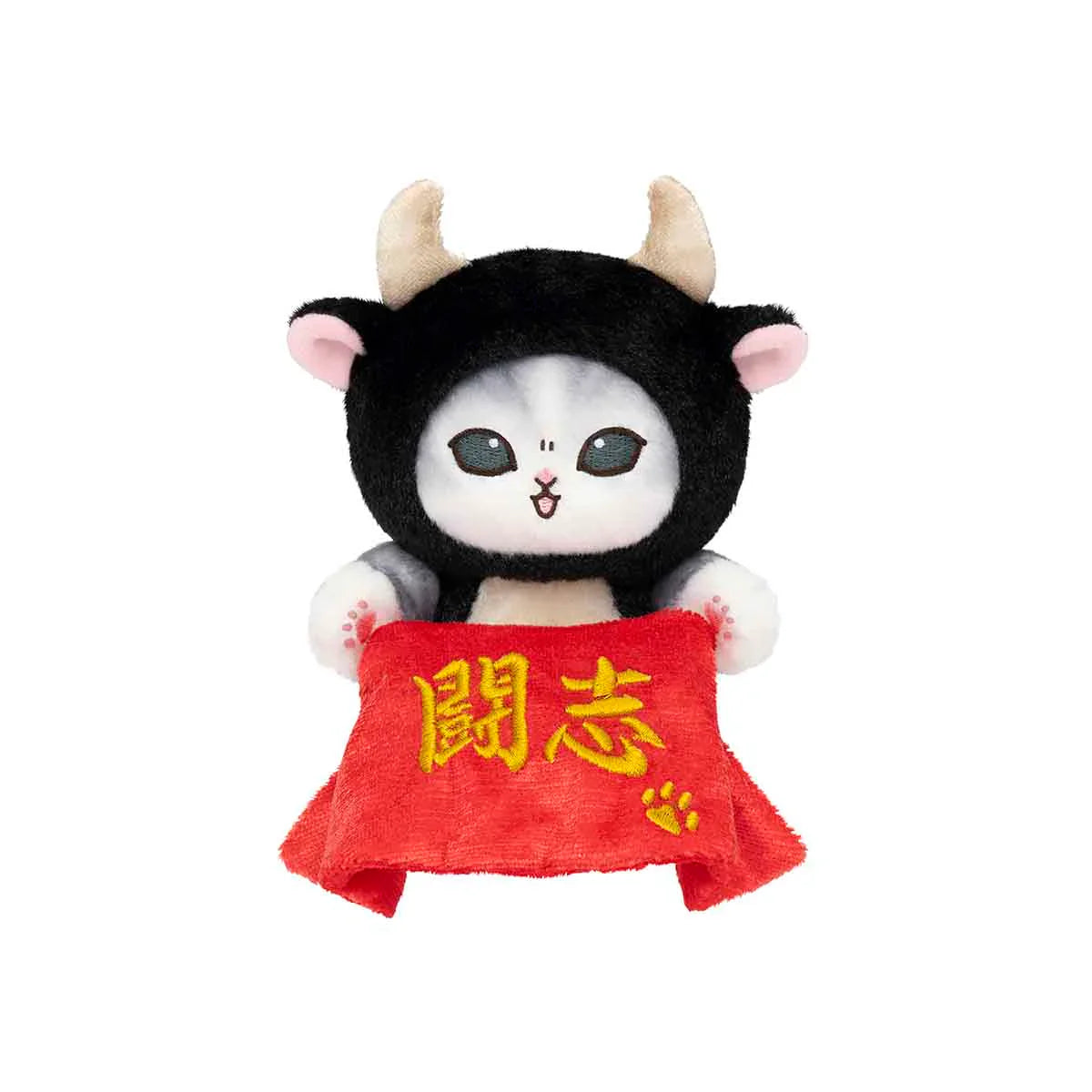MOFUSAND | Plush Toy Desktop Hanging 135×105×130mm (Mofumofu Journey Cat -Bullfighting)