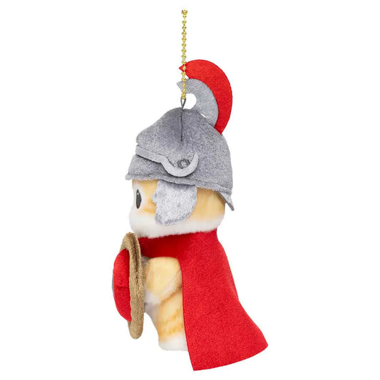 MOFUSAND | Mascot Holder Plush Keychain 155×120×90mm (Mofumofu Journey Cat -Soldier)