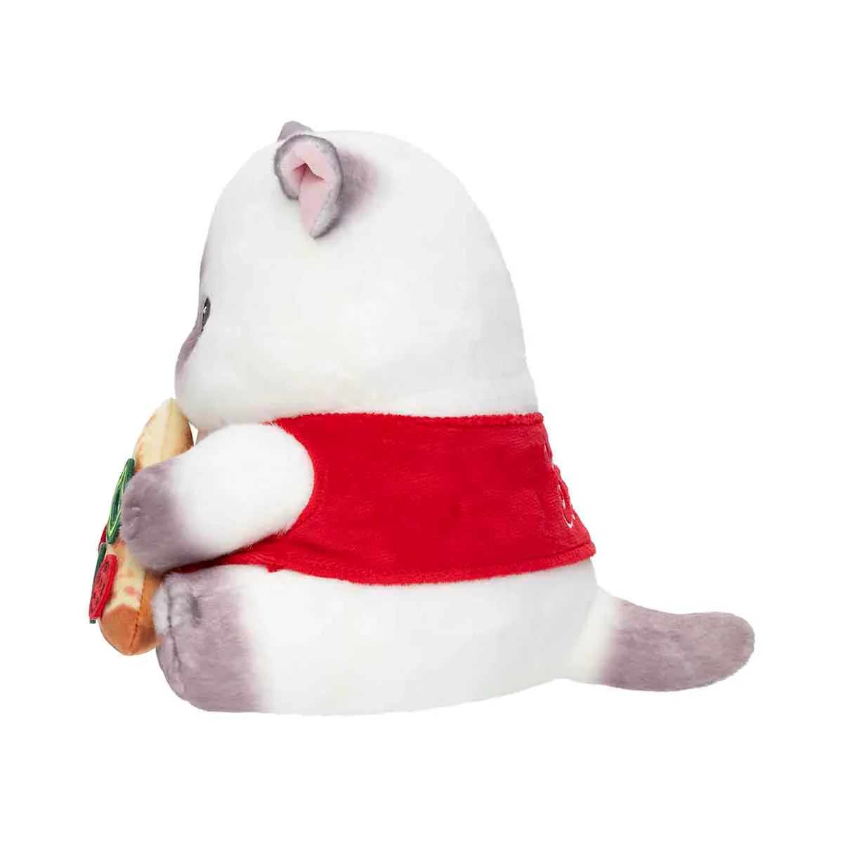 MOFUSAND | Plush Toy 190×160×215mm (Mofumofu Journey Cat -Chubby Pizza)