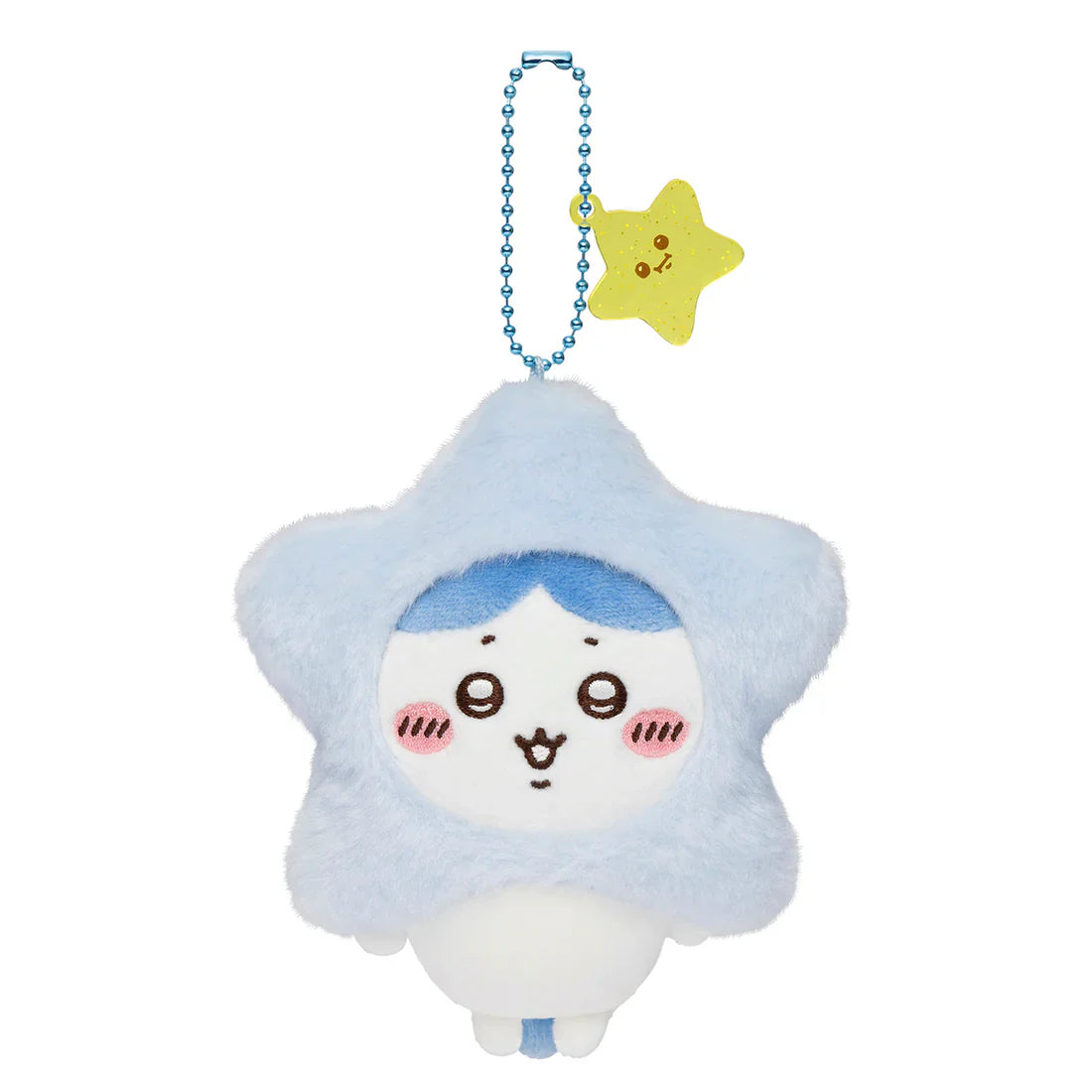 CHIIKAWA | Hachiware Mascot Holder Plush Keychain Bag Charm 120×110×50mm (Make A Wish To Star)