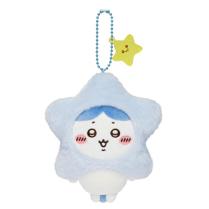 CHIIKAWA | Hachiware Mascot Holder Plush Keychain Bag Charm 120×110×50mm (Make A Wish To Star)