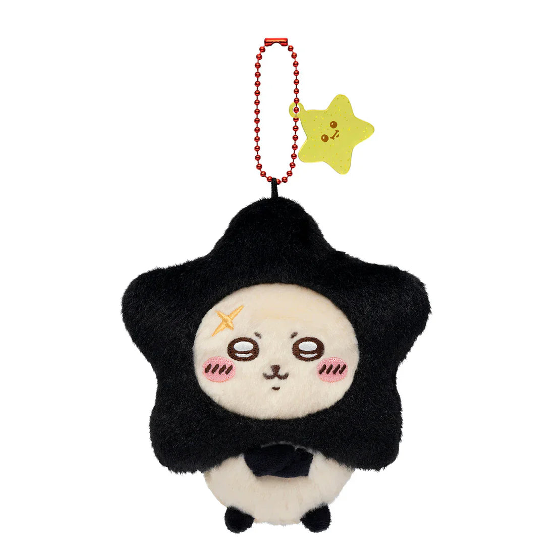 CHIIKAWA | Rakko Mascot Holder Plush Keychain Bag Charm 120×110×50mm (Make A Wish To Star)