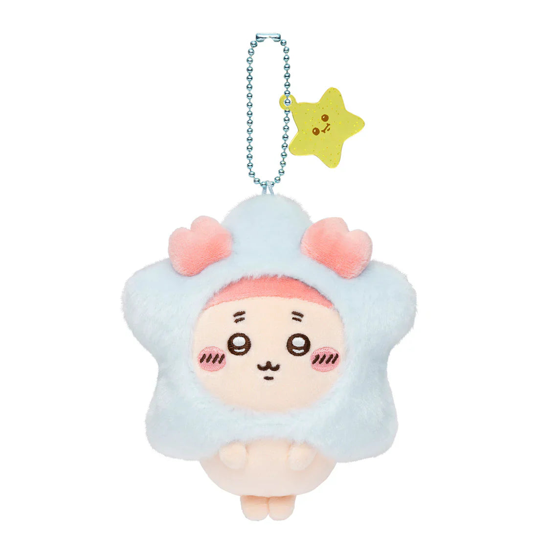 CHIIKAWA | Furuhonya Kani-chan Mascot Holder Plush Keychain Bag Charm 120×110×50mm (Make A Wish To Star)