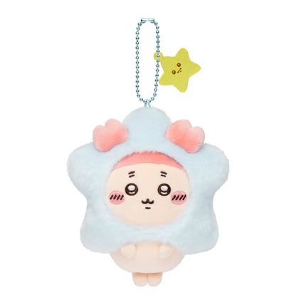 CHIIKAWA | Furuhonya Kani-chan Mascot Holder Plush Keychain Bag Charm 120×110×50mm (Make A Wish To Star)