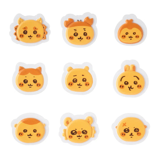 CHIIKAWA | Bakery Puffy Flake Stickers 18 pieces (Little Bread)