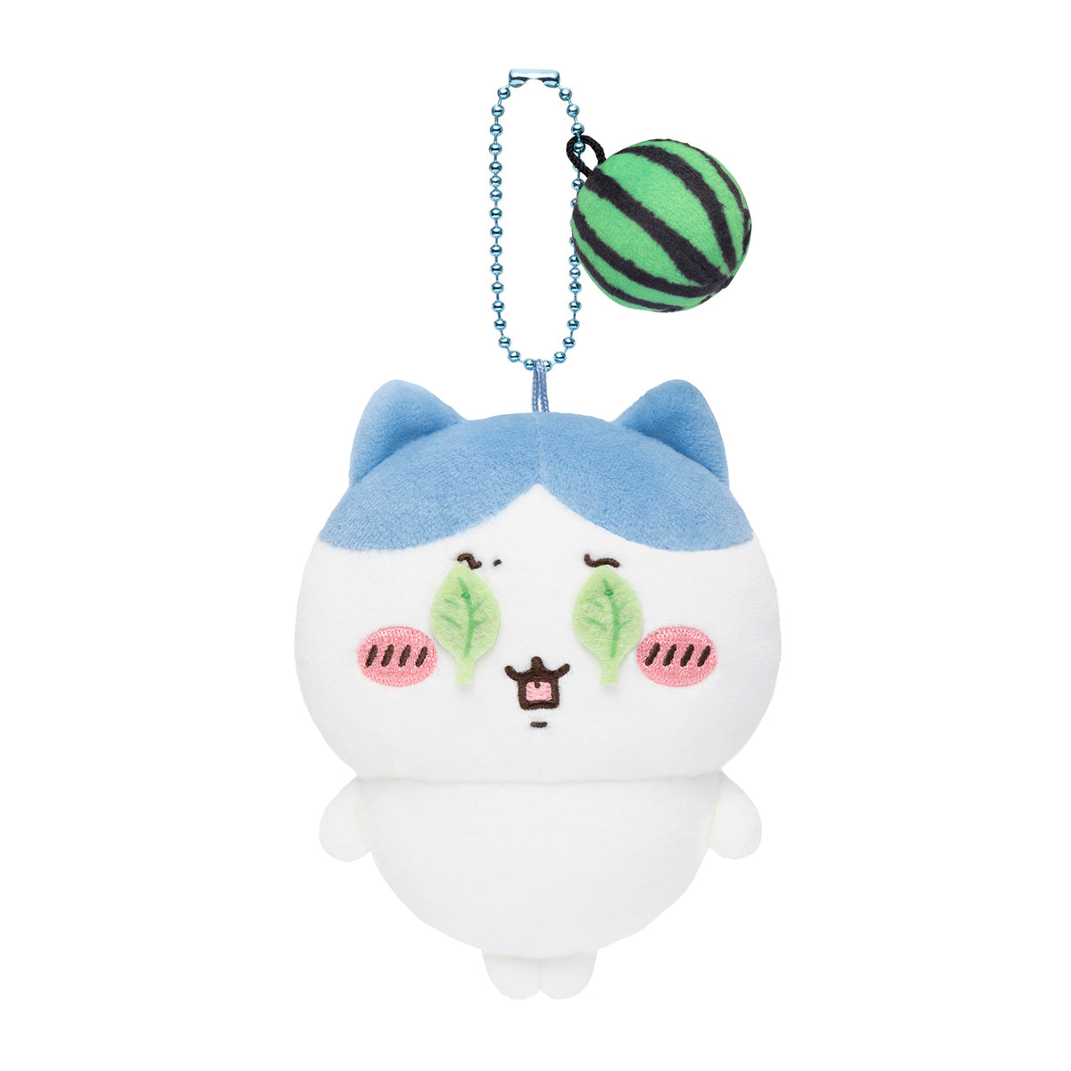 CHIIKAWA | Hachiware Watermelon Series Mascot Holder Plush Keychain Bag Charm 105×85×50mm(Is this a watermelon smash?)
