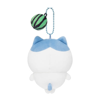 CHIIKAWA | Hachiware Watermelon Series Mascot Holder Plush Keychain Bag Charm 105×85×50mm(Is this a watermelon smash?)