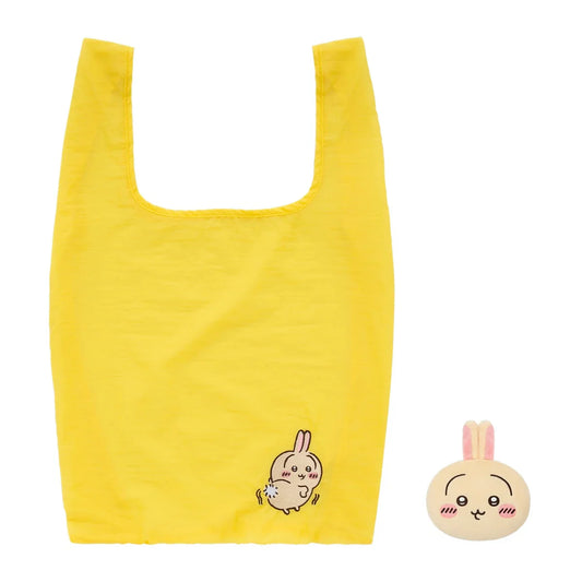 CHIIKAWA | Usagi Eco Shopping Bag & Mascot Pouch & Bag Charm (100×135×55mm & 520×320mm)