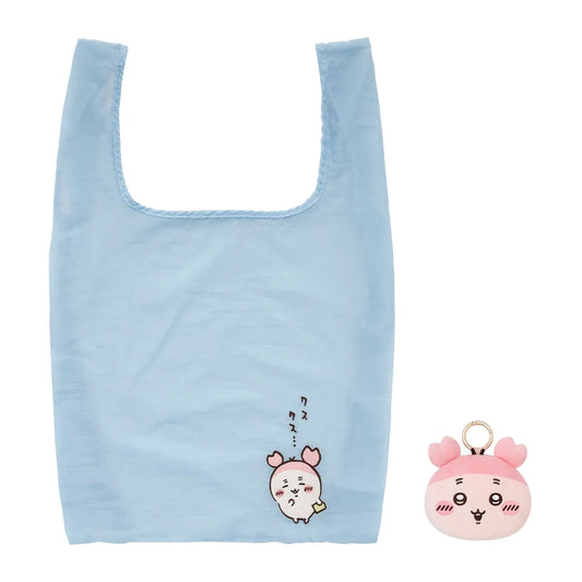 CHIIKAWA | Kani-chan Eco Shopping Bag & Mascot Pouch & Bag Charm (100×135×55mm & 520×320mm)