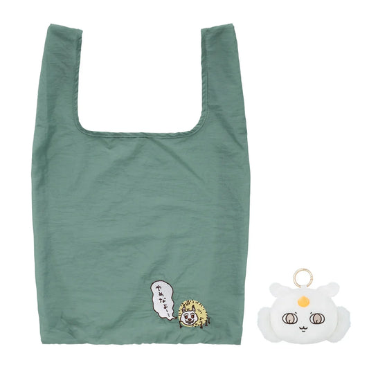 CHIIKAWA | Anoko Eco Shopping Bag & Mascot Pouch & Bag Charm (100×135×55mm & 520×320mm)