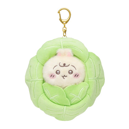 CHIIKAWA | Usagi Wrapped in Cabbage Mascot Holder Plush Keychai 155×155×70mm(Chiikawa Baby)