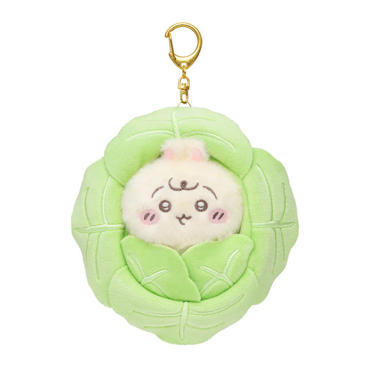 CHIIKAWA | Usagi Wrapped in Cabbage Mascot Holder Plush Keychai 155×155×70mm(Chiikawa Baby)