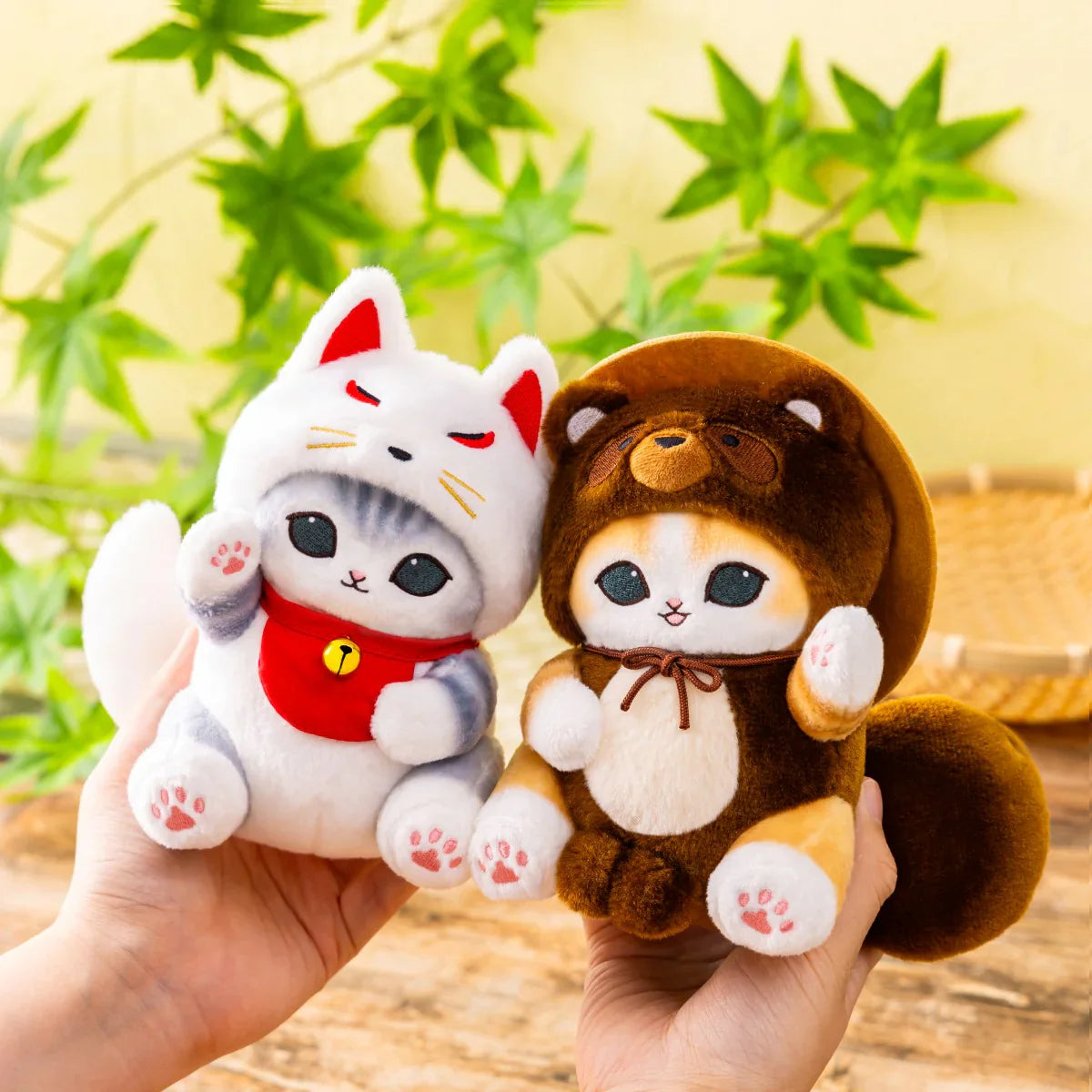 MOFUSAND | Plush Toy Plush Doll S 160×105×180mm (Kyoto Inari Fox Cat)
