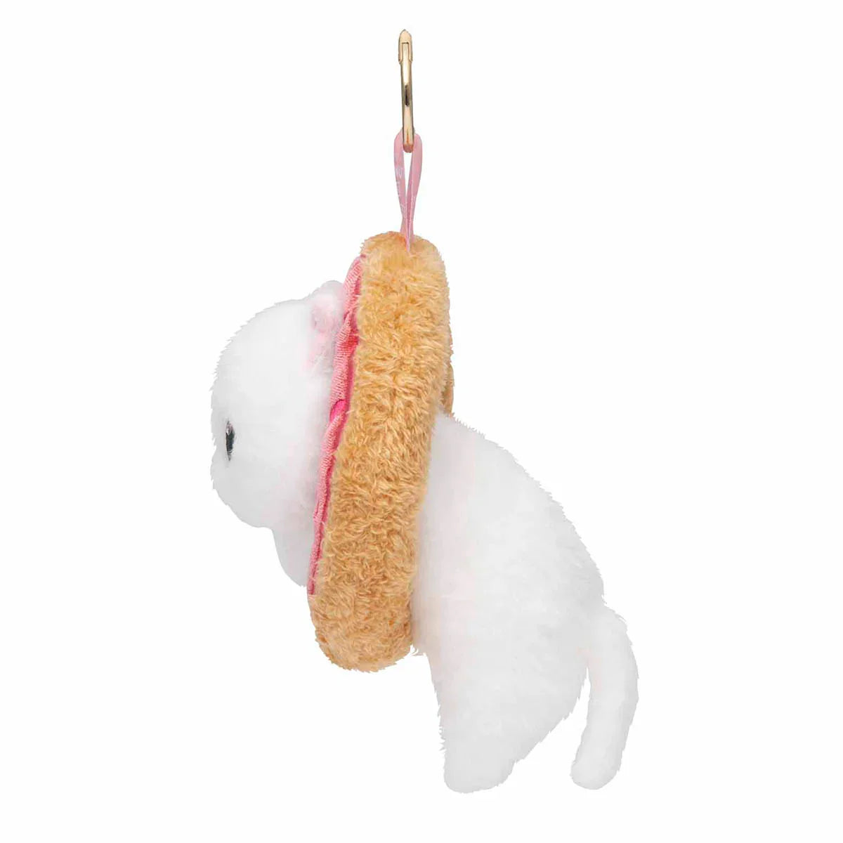 MOFUSAND | COFFEE AND DONUTS Mascot Keychain Bag Charm 130x130x160mm (Very Berry)