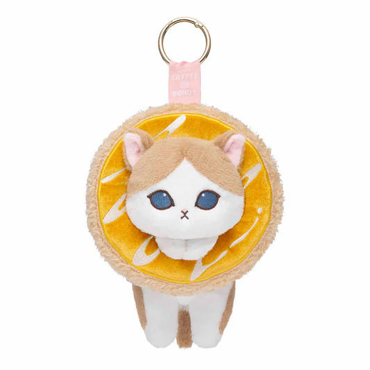MOFUSAND | COFFEE AND DONUTS Mascot Keychain Bag Charm 130x130x160mm (Orange Cream)