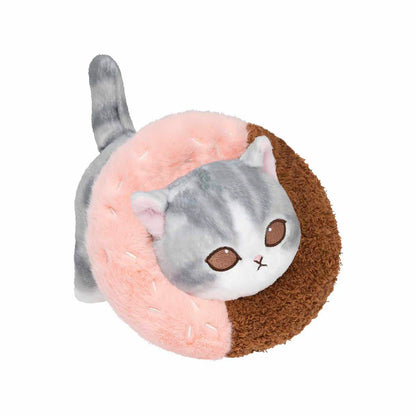 MOFUSAND | COFFEE AND DONUTS Plush Toy Plush Doll 130x130x160mm (Strawberry Chocolate)