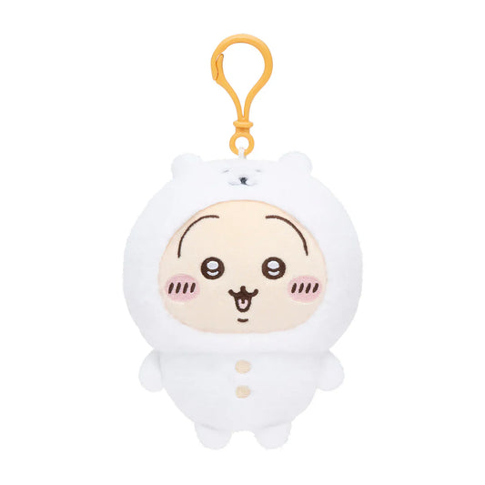 Nagano Characters | Usagi Mascot Holder Bag Charm Keychain 120x100x70mm(Wearing a Bear Costume)