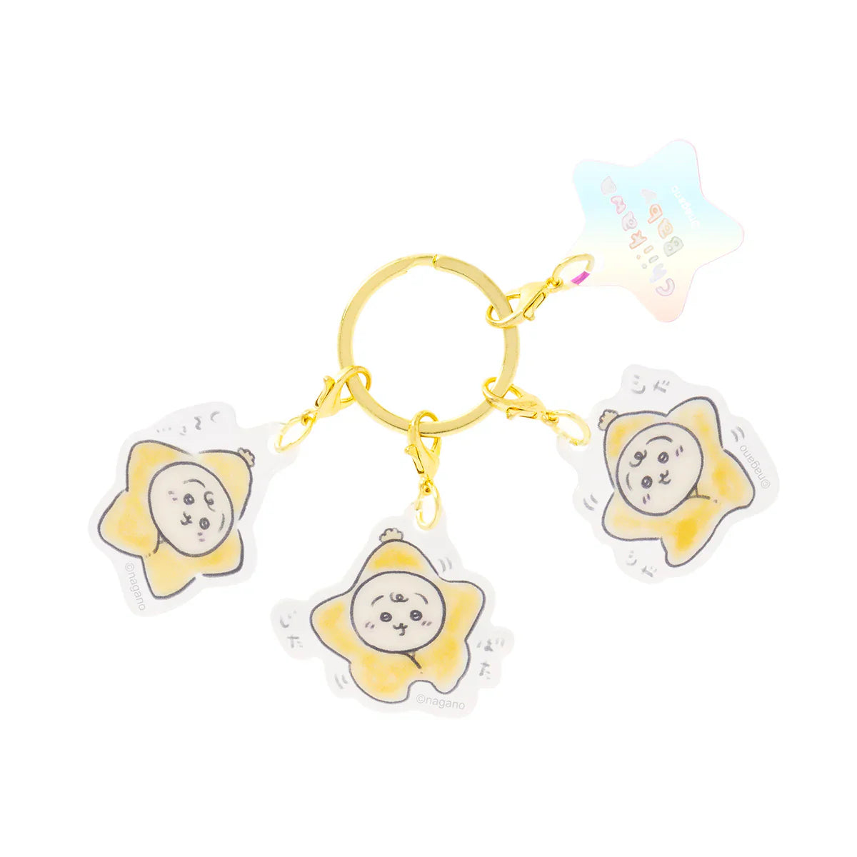 CHIIKAWA | Usagi Swaddle Acrylic Charm Set 40×40mm (Chiikawa Baby)