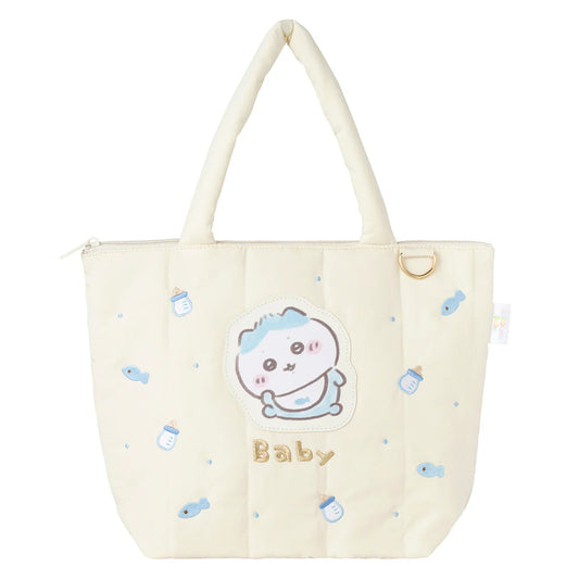 CHIIKAWA | Hachiware Quilted Tote Bag 255×340×120mm (Chiikawa Baby)